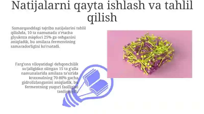 Amilazaning Uglevodlarini Parchalashga Tasirini Oʻrganish 3