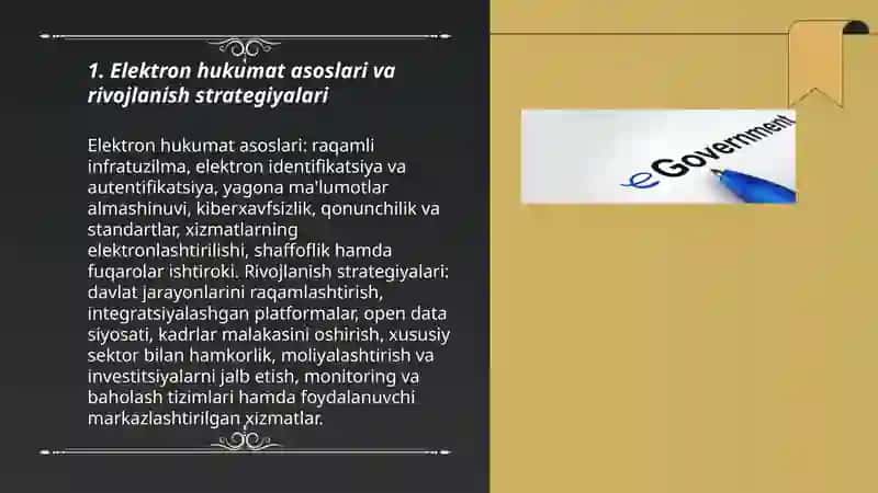 Elektron hukumat mavzusida 3