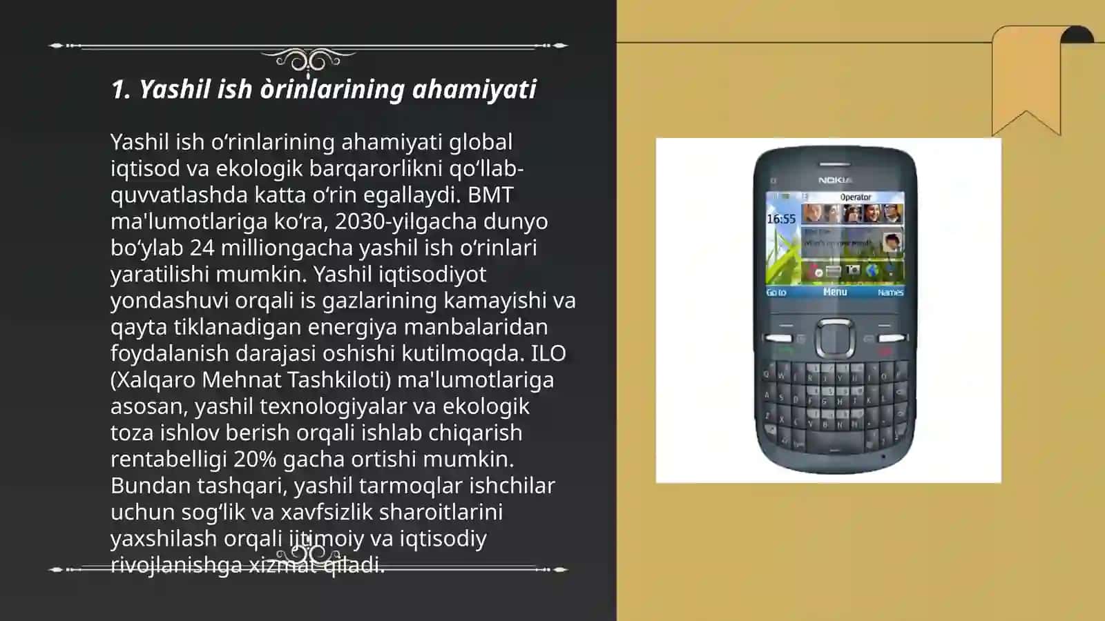 Yashil ish òrinlarini yaratish yóllari 3