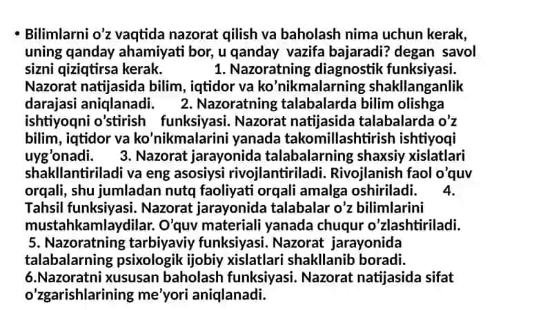 Bilim oloshni tashhis qilish 3