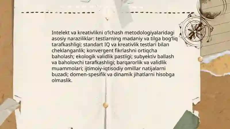 Intelekt va Kreativlik naraziyalari 3