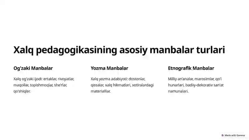 Xalq pedagogikasi manbalari 3