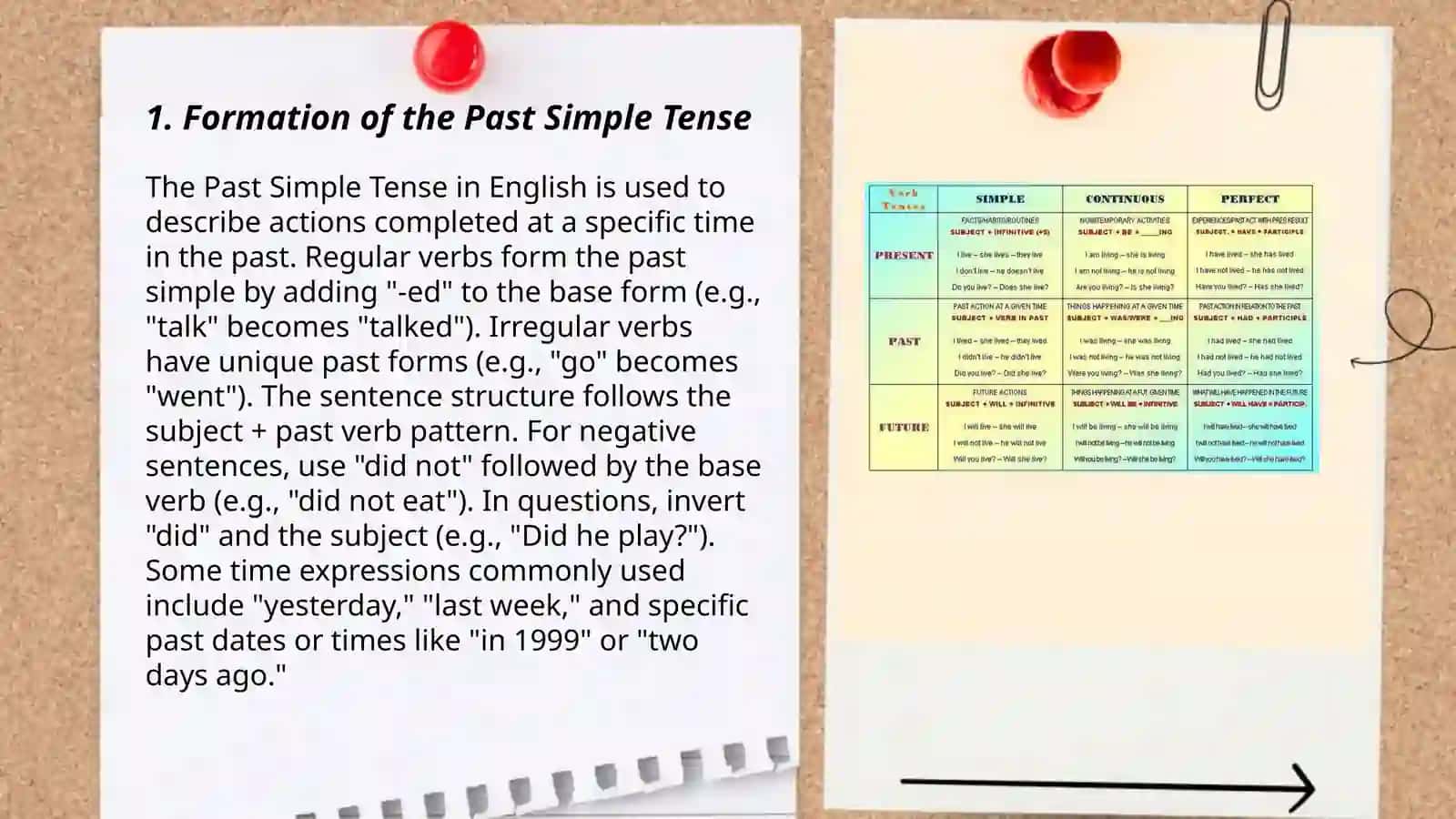 Past simple and present perfect tense 3
