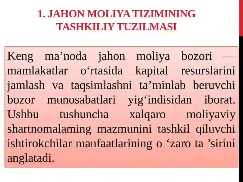 Jahon moliya bozori 3