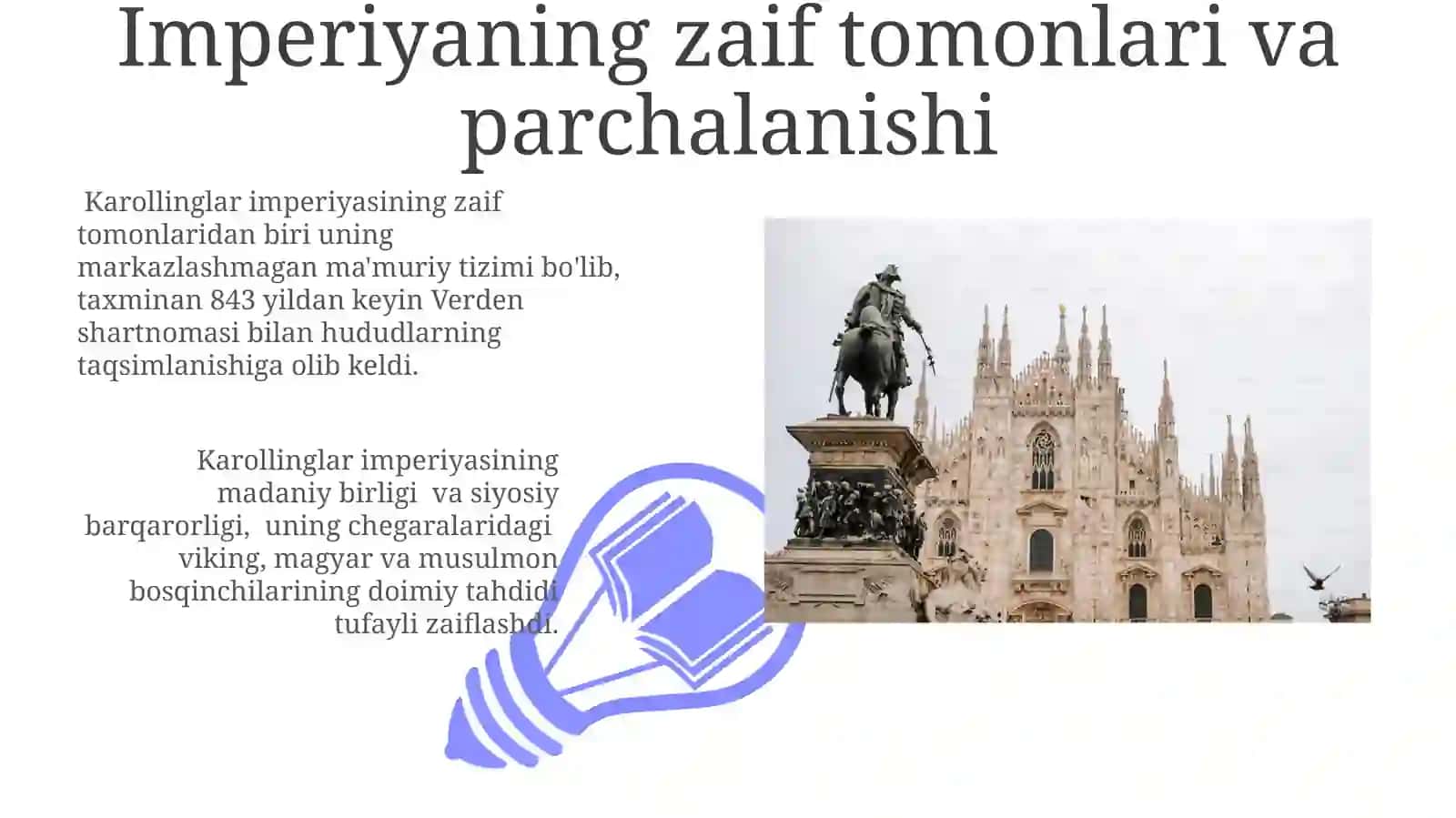 Buyuk Karl imperiyasining tashkil topishi 3