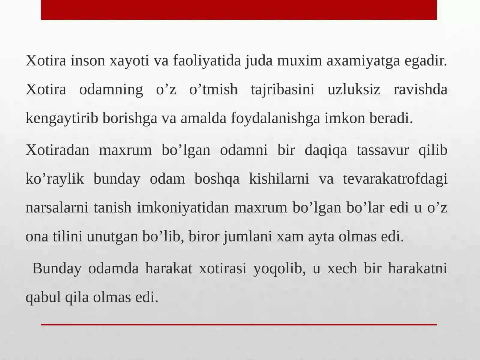 Mukammal Xotira 3