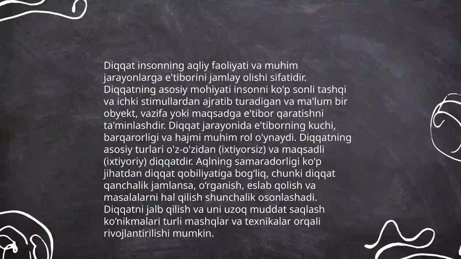 Diqqat va sezgi haqida tushuncha 3