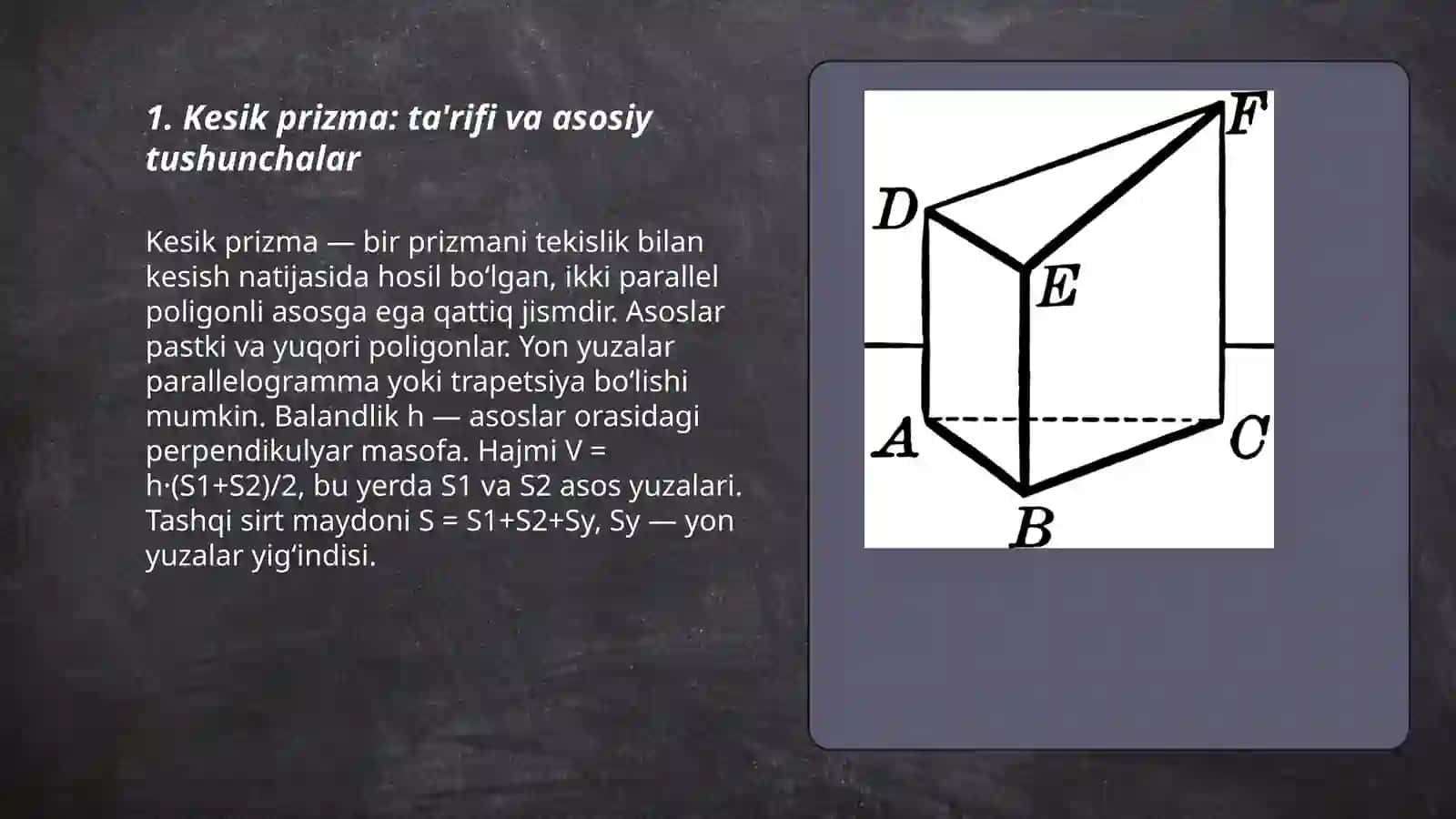 Kesik prizma 3