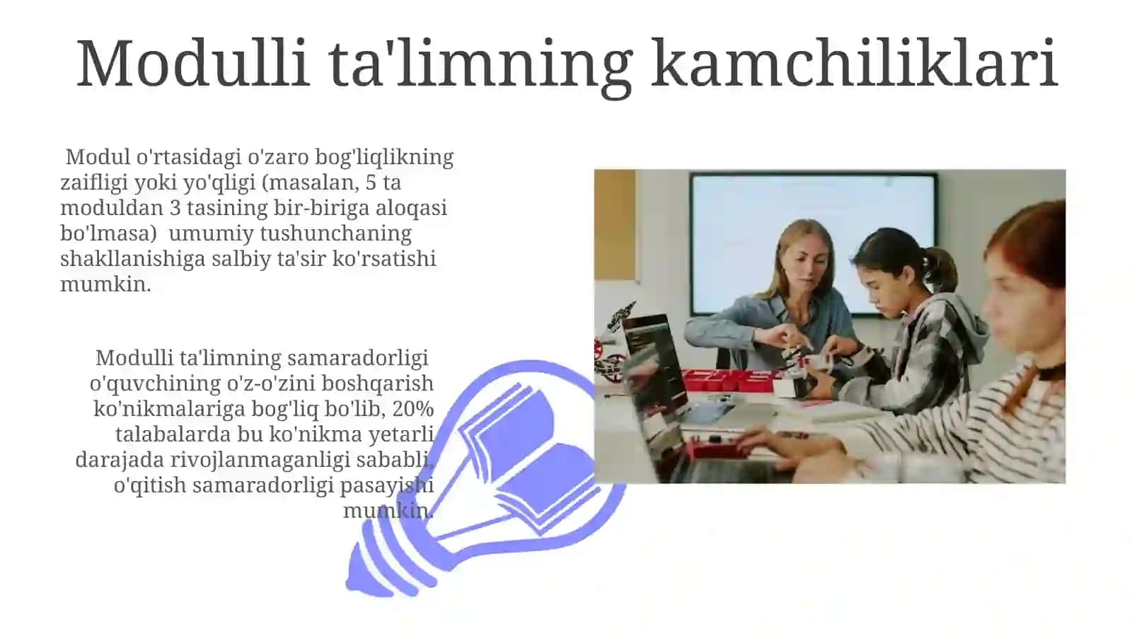Modulli òqitishning mohiyati 3