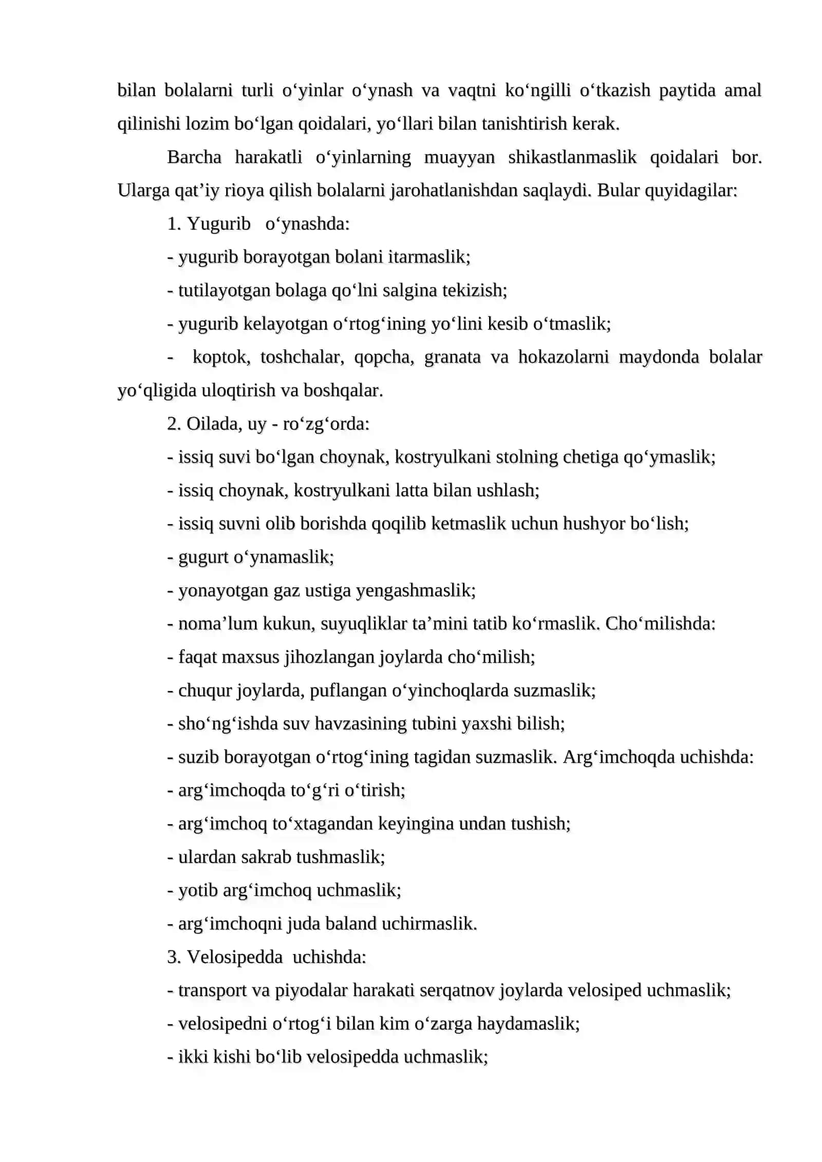 Baxtsiz hodisa va ularni oldini olish 3