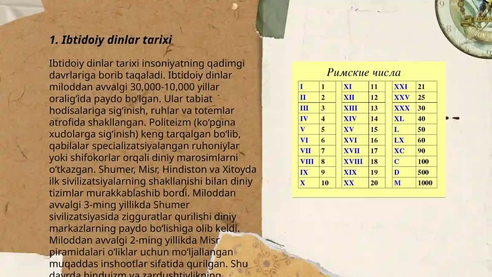 Ibtidoiy va milliy dinlar 3