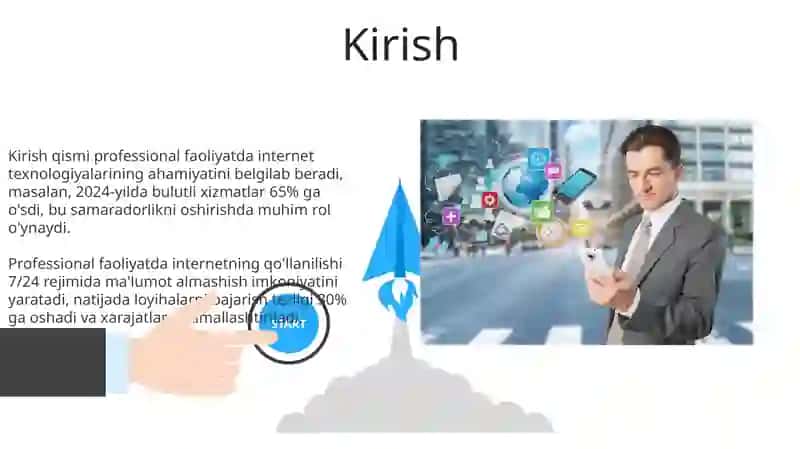 Kasbiy faoliyatda internet texnologiyalarini qo'llash 3