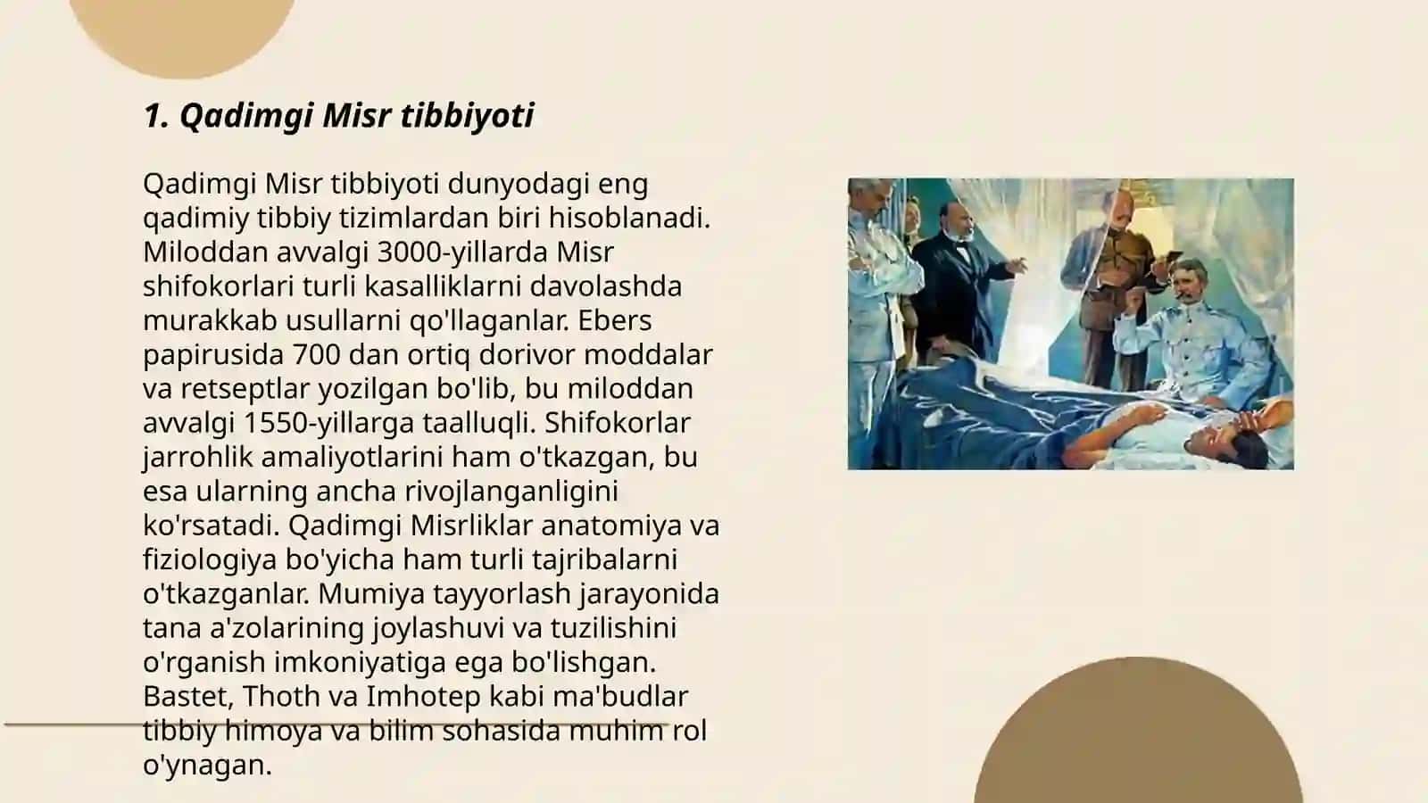 Qadimgi dunyo tibbiyoti tarixi 3
