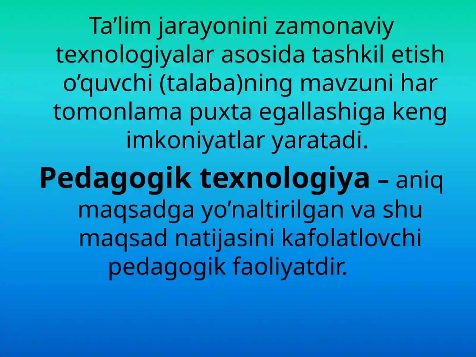 Pedagogik texnologiya 3