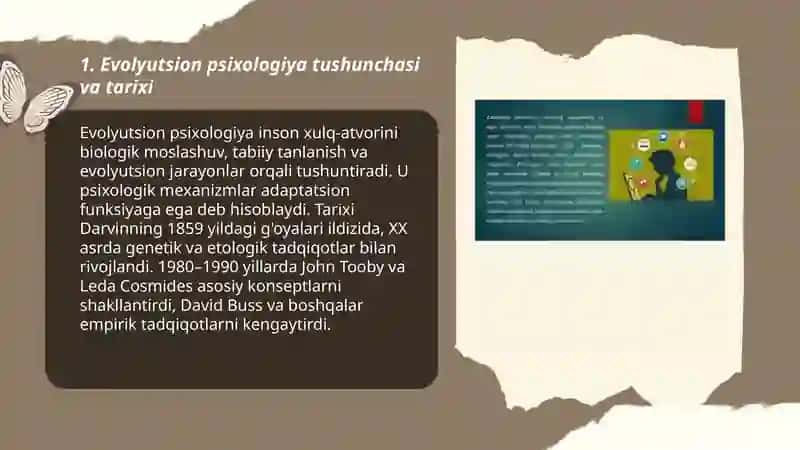 Evolyutsion psixologiyaga kirish 3