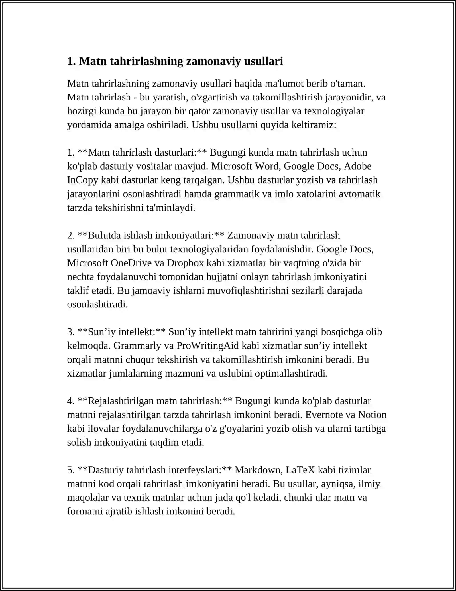 ZAMONAVIY MATN TAHRIRLARI 3