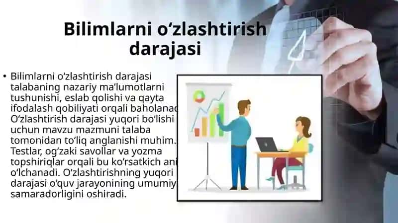 Talabalar uchun oʻquv jarayonining samaradorlik mezoni 3