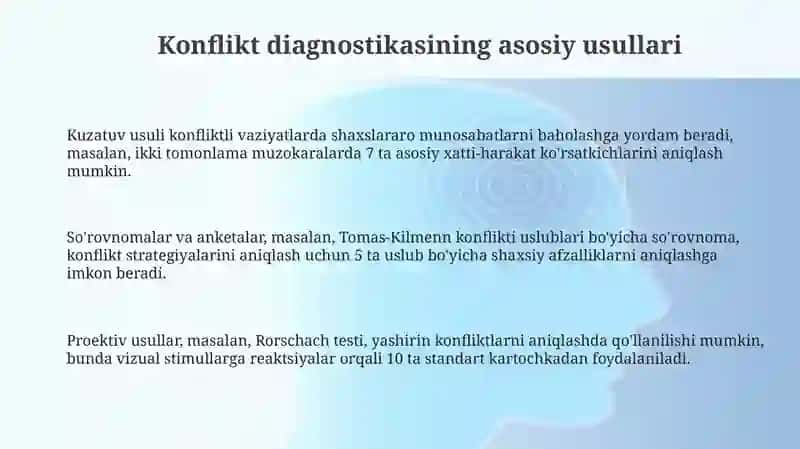 Konflikt diagnostikasi 3