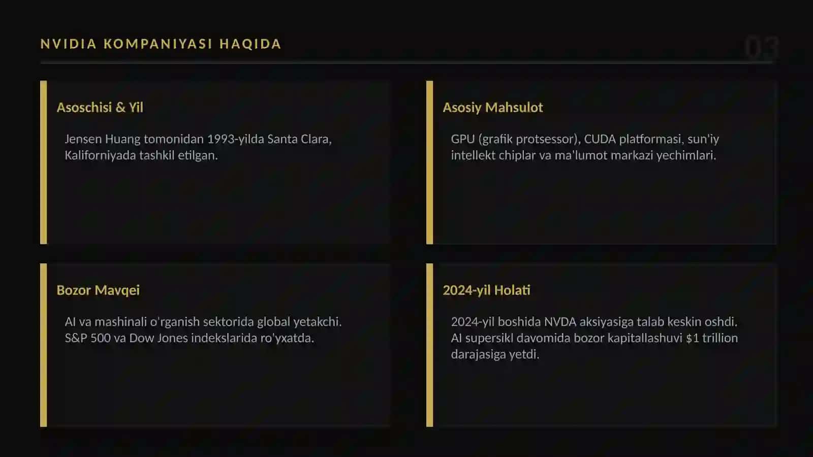 Aksiyasiga Investitsiya Tahlili 3