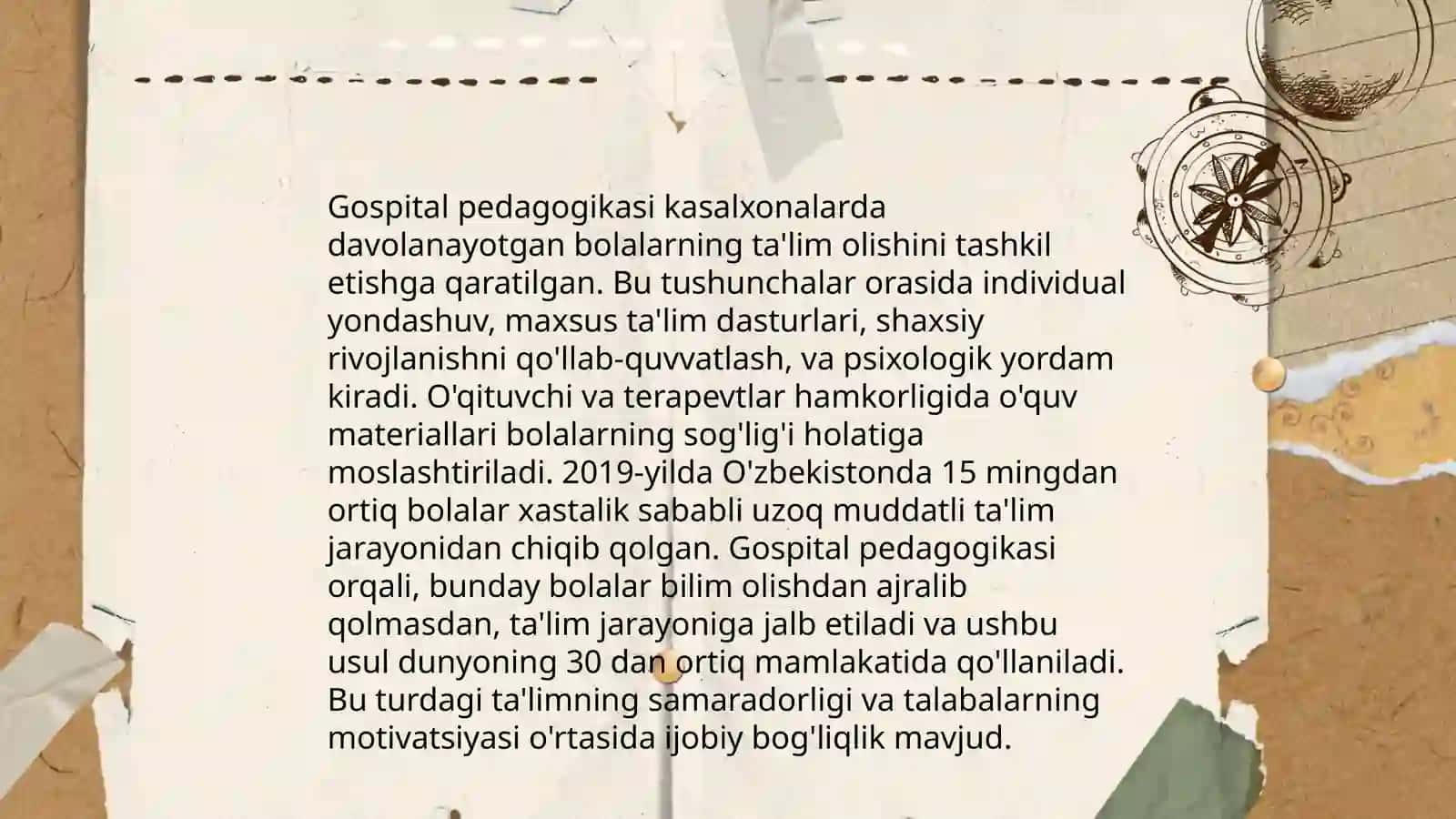 Oʻzbekistonda gospital pedagogikaning rivojlanish tarixi 3