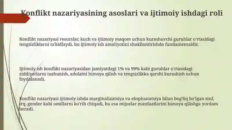 Konflikt nazariyasi 3