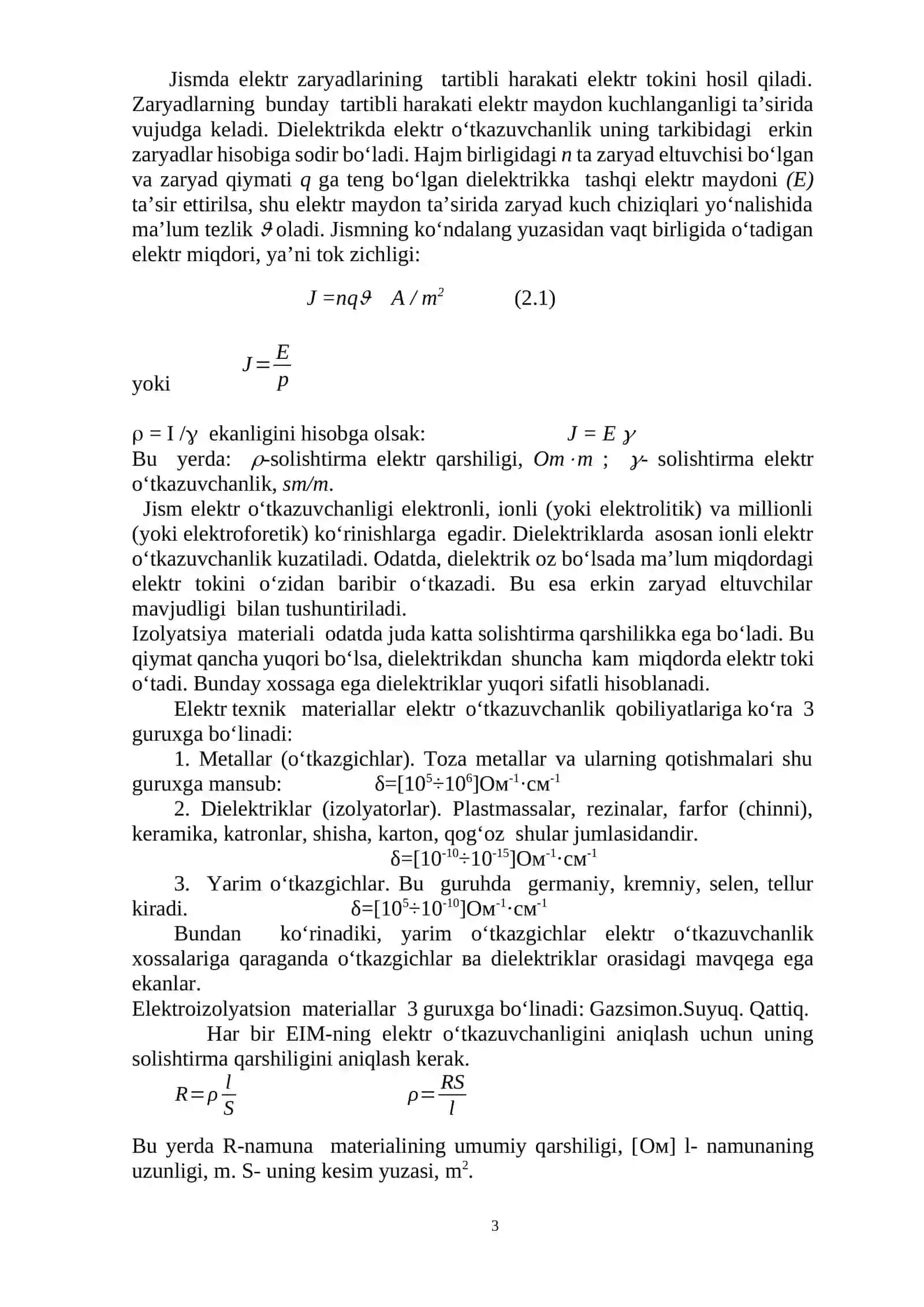 Dielektrikning qutblanishi 3