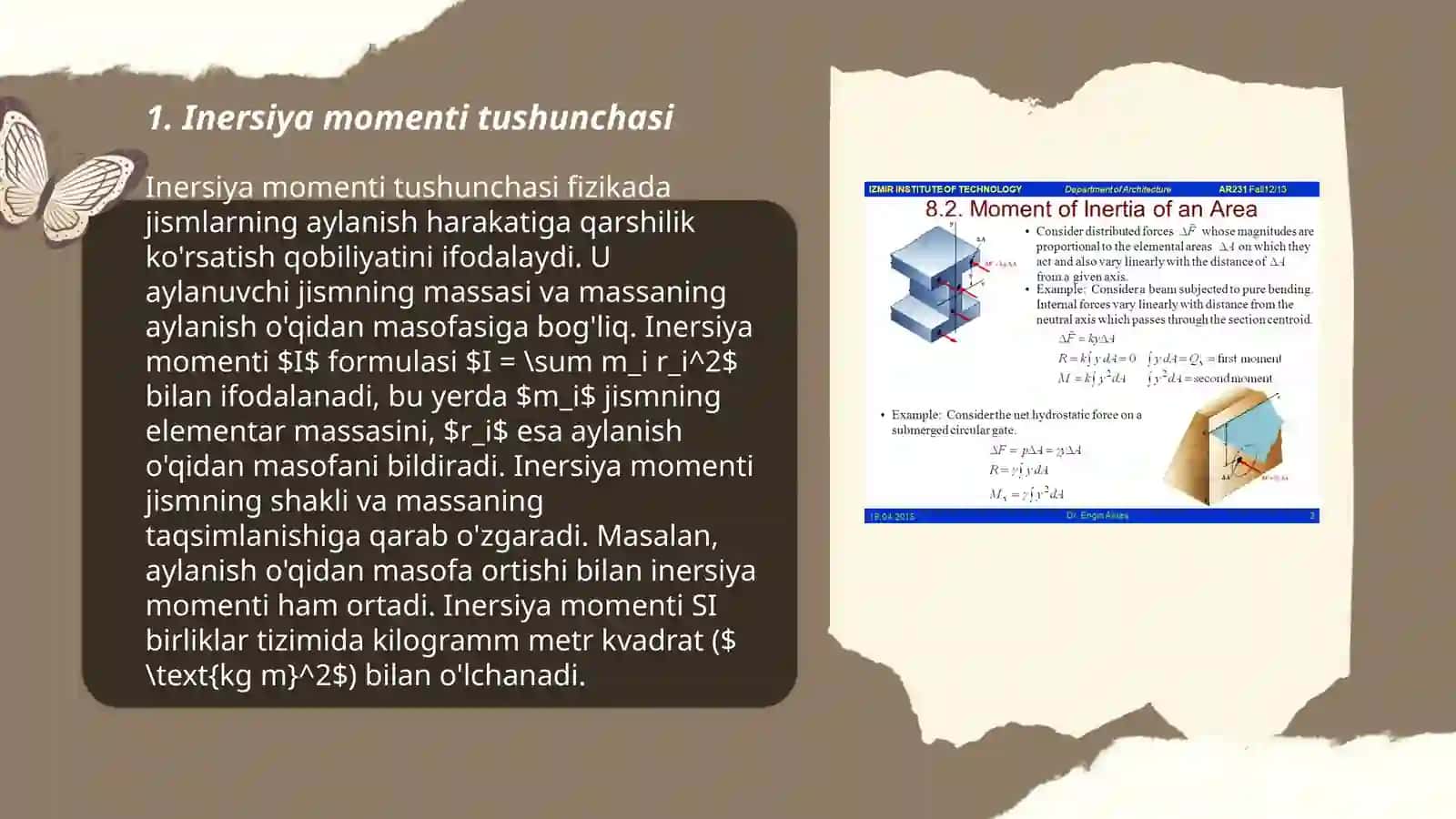 Inersiya momenti 3