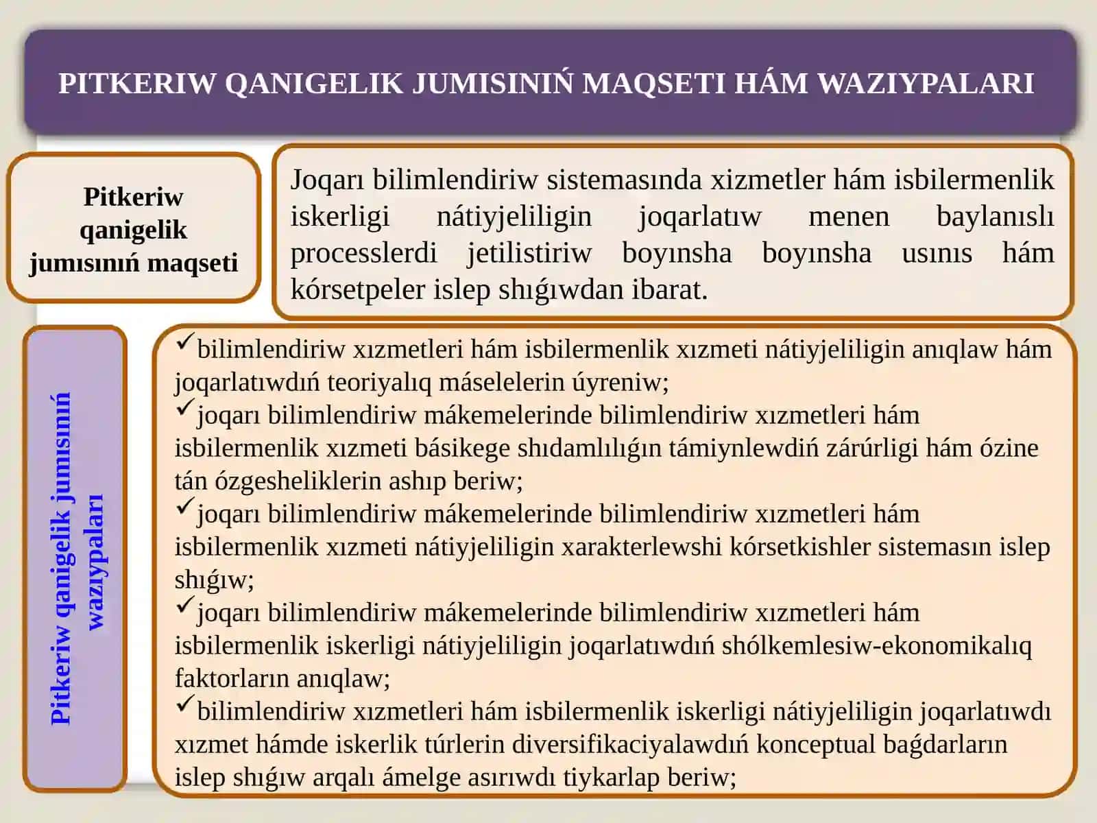 PITKERIW QÁNIGELIK JUMÍSÍ 3