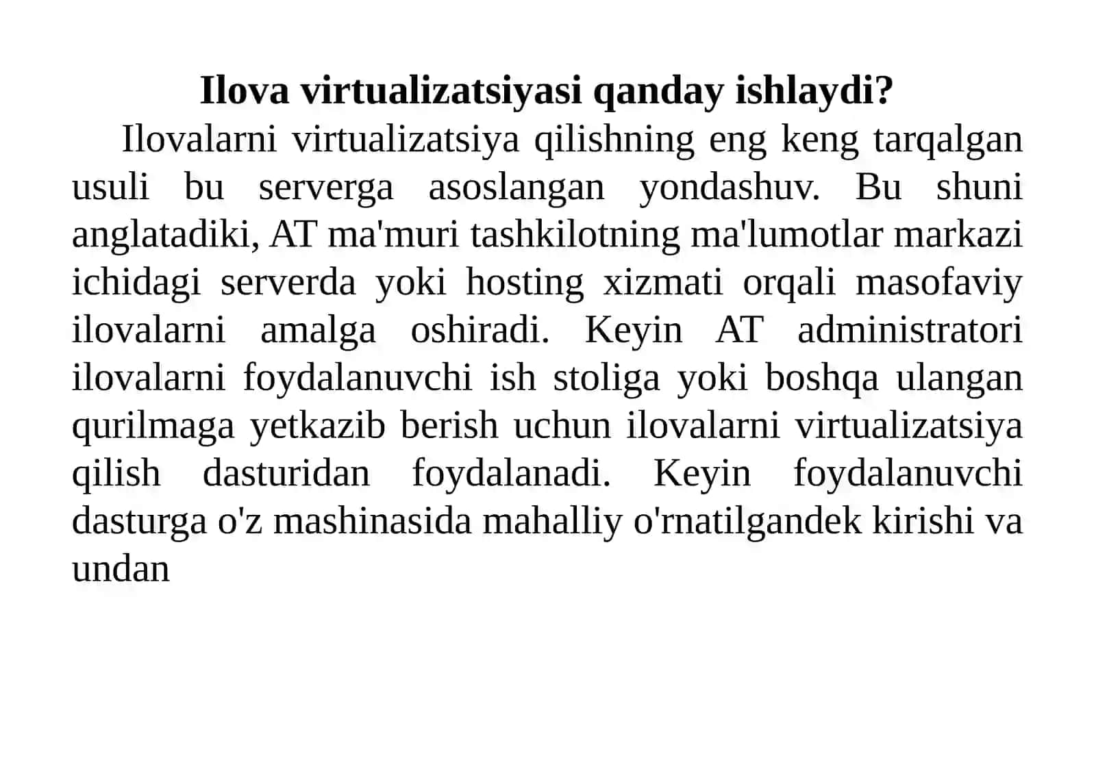 Ilovalarni virtualizatsiya qilish dasturi 3