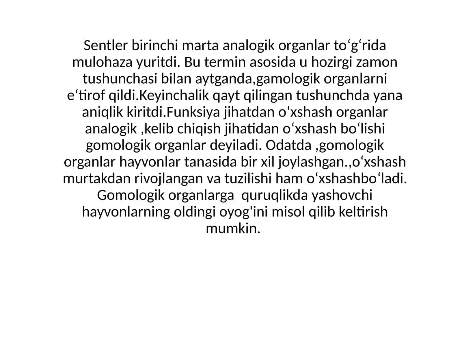 Gamologik va anologik organlar 3