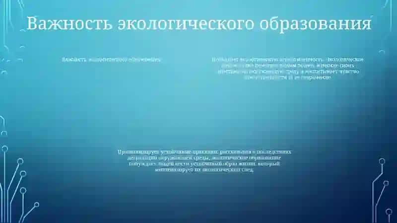 Экологическое Образование 3