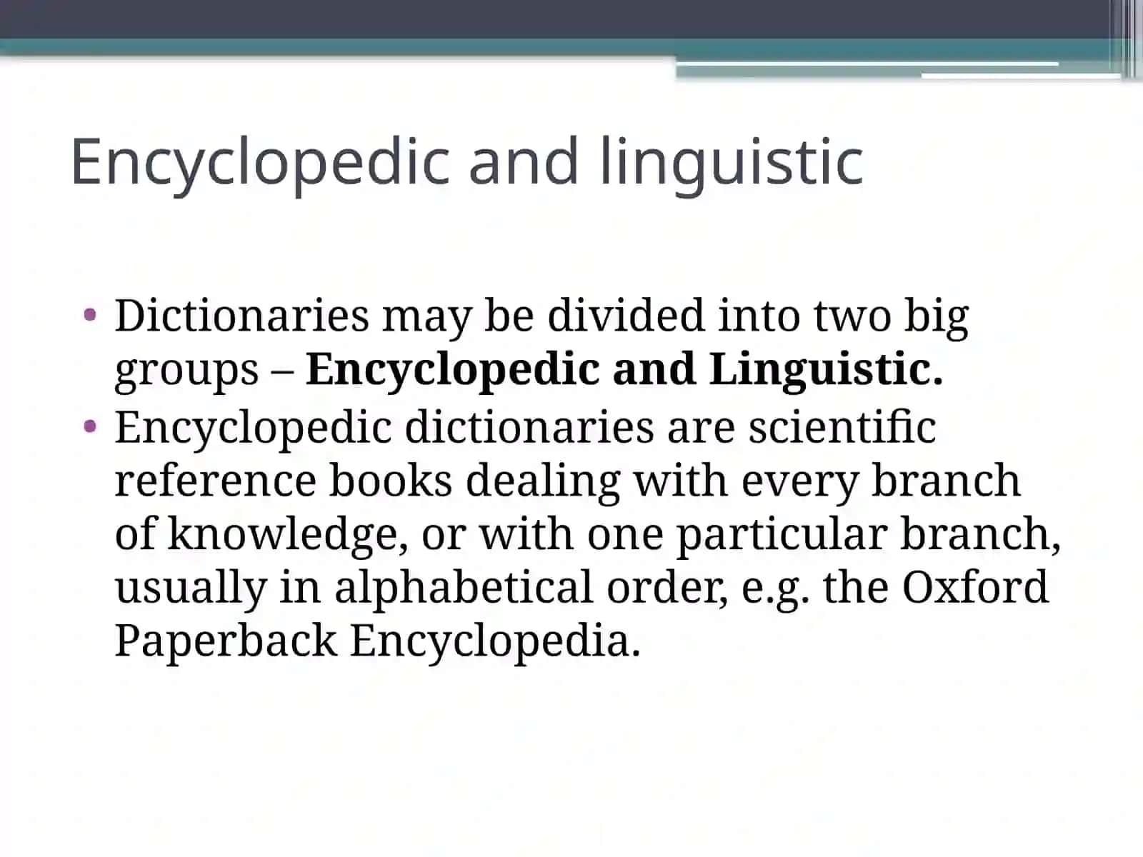 ENGLISH LEXICOGRAPHY 3