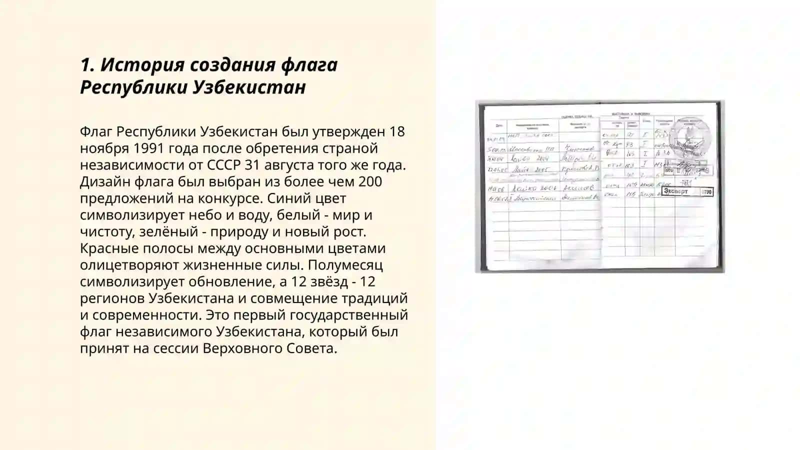 Флаг Республики Узбекистан 3