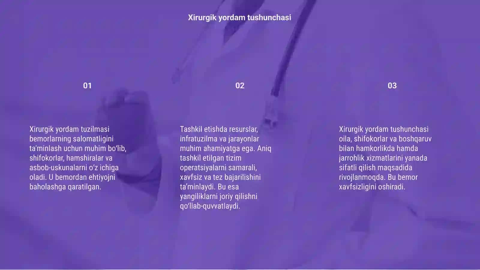 Xirurgik yordam tuzilmasi 3