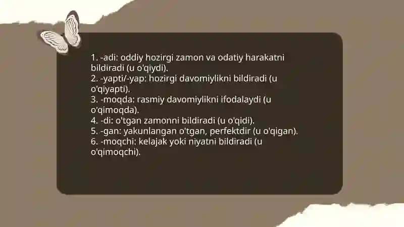 Grammatik ma'noni ifodalovchi vositalar 3