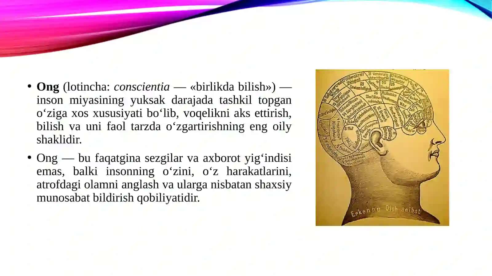 Ong haqida tushuncha va uning xossalari 3