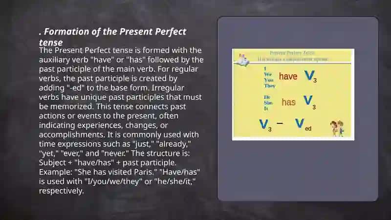 Present perfect tense 3
