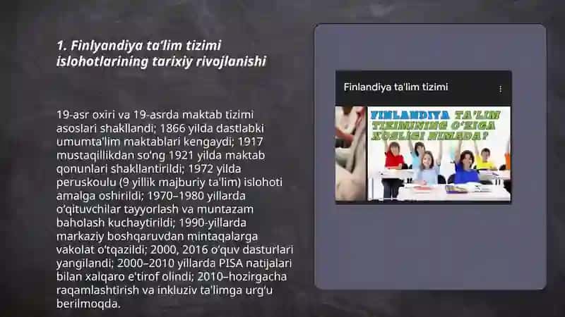 Finlyandiya taʼlim tizimi islohotlari 3