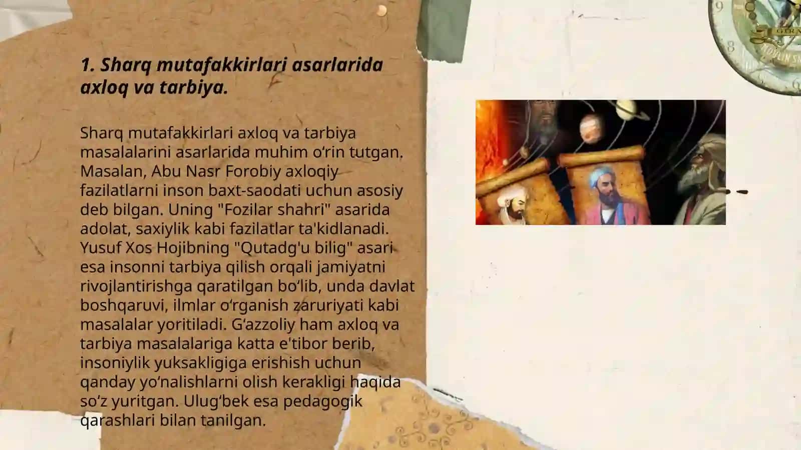 Sharq mutafakkirlari asarlarida tarbiya masalasi 3