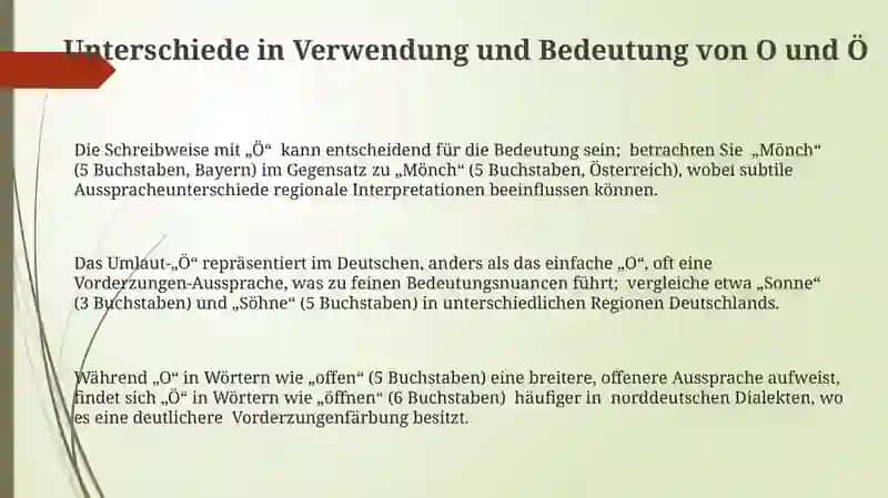 Die Vokal o und ö 3