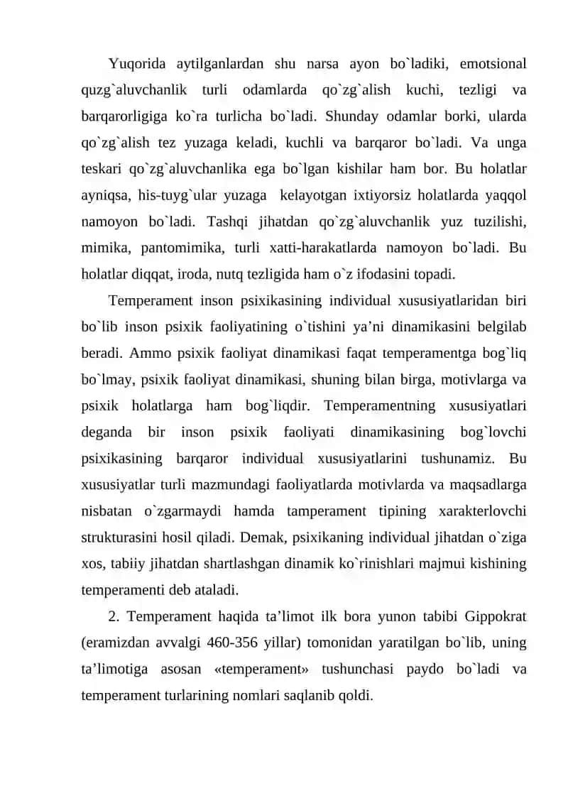Temperament va individual xususiyatlar 3