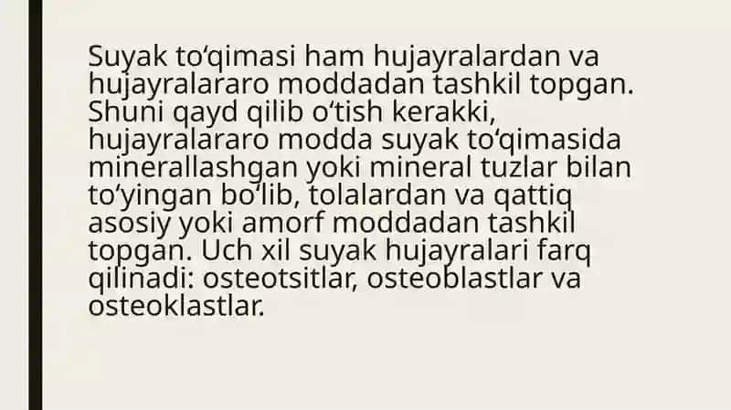 Suyak Va Tog’ay toqimasi 3