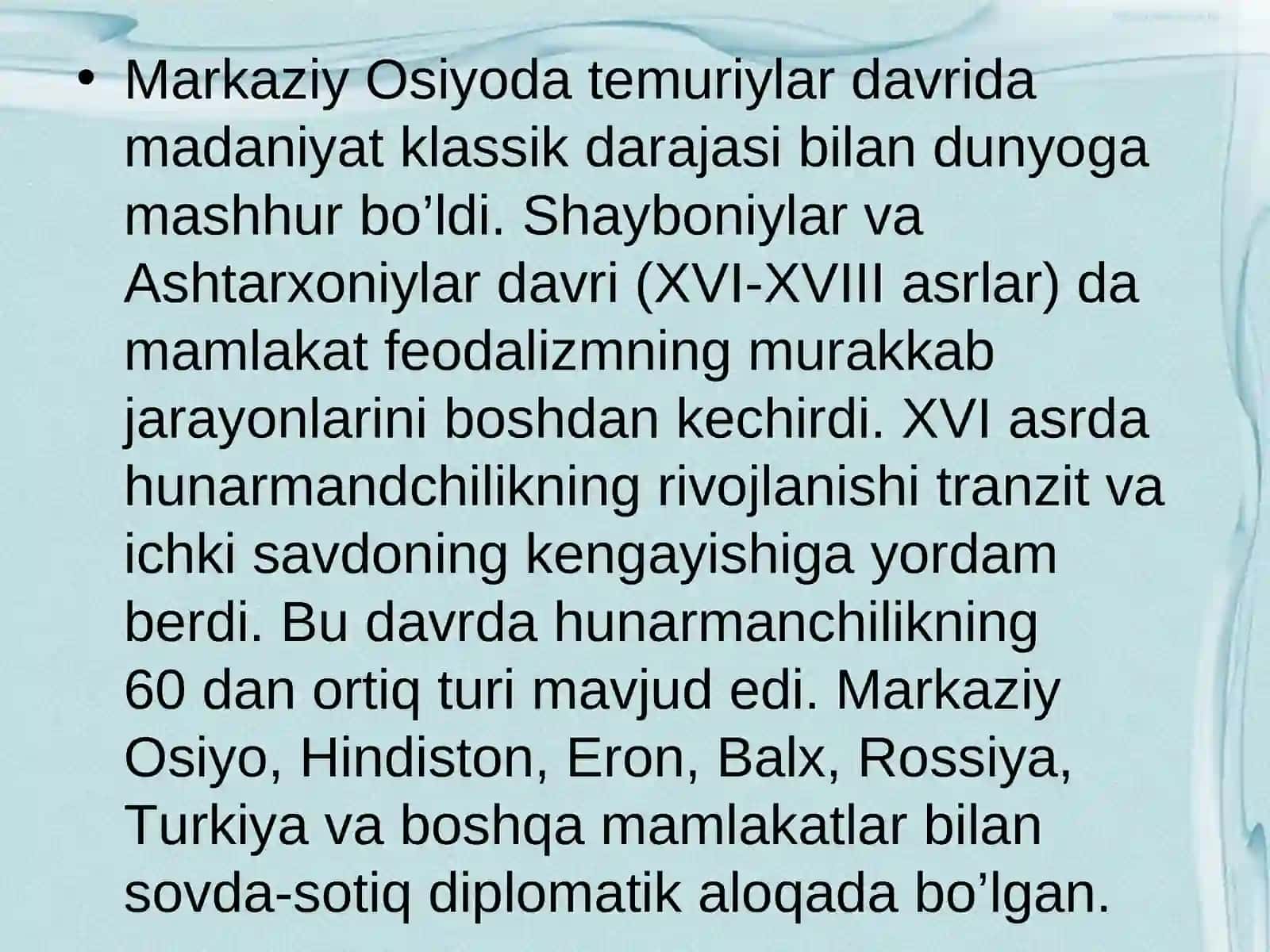 Xonliklar davridagi ijtimoiy-siyosiy muhitning tarbiyaga ta'siri 3