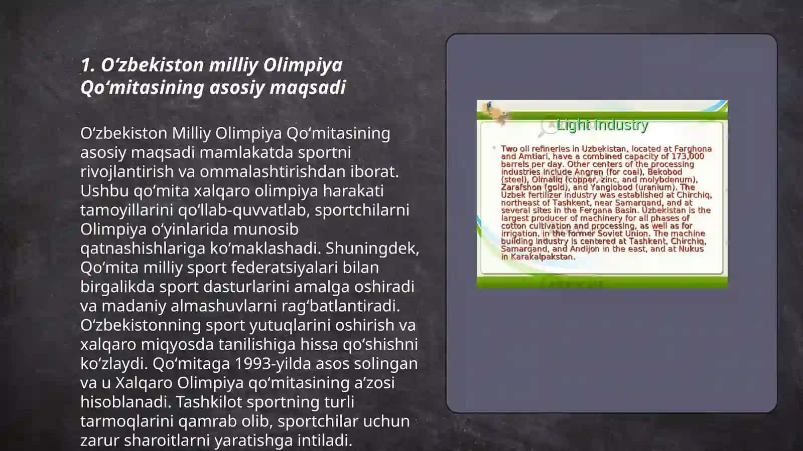 Oʻzbekiston milliy Olimpiya Qoʻmitasi maqsad va vazifalari 3