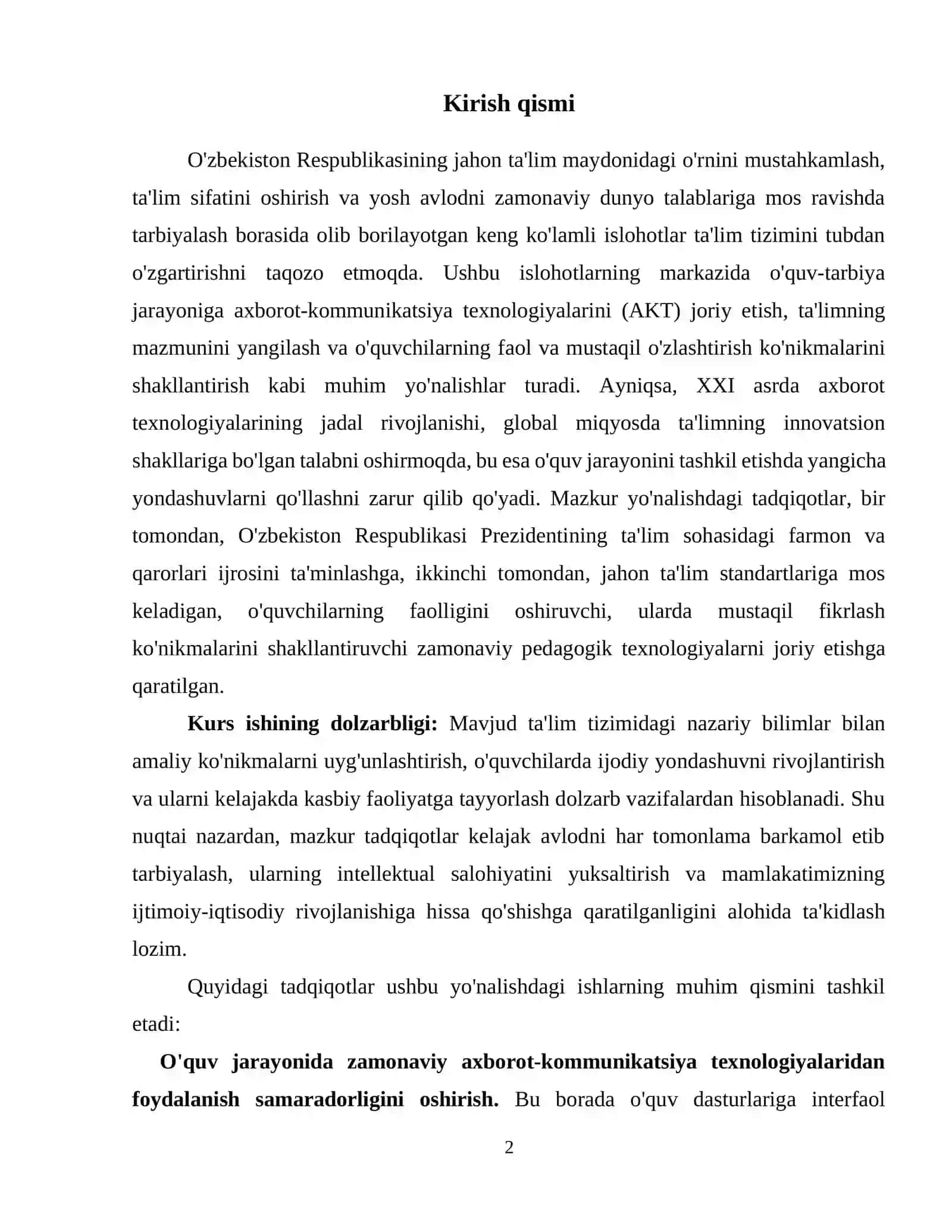 AKT asosida mustaqil ishlarni tashkil etishning pedagogik modeli 3