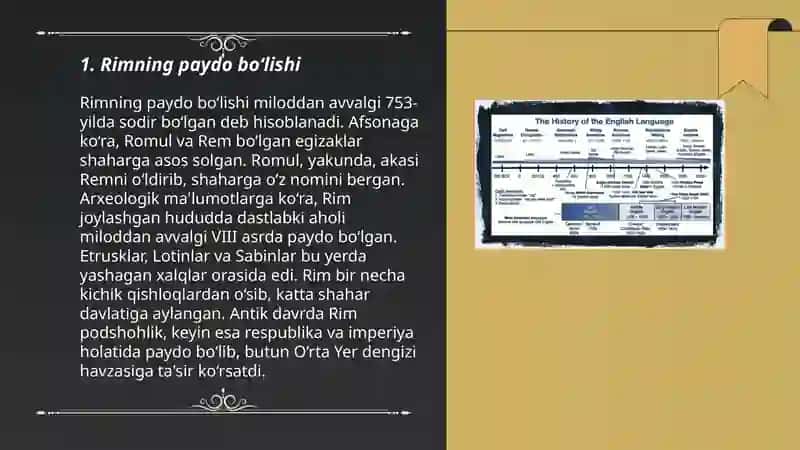 Qadimgi Rim tarixiga kirish 3