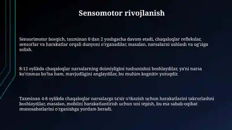Chaqaloqlik davrining psixologik xususiyatlari 3