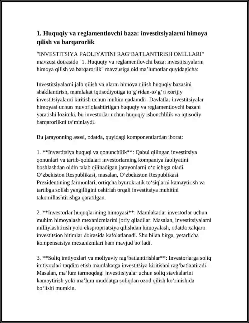 INVESTITSIYA FAOLIYATINI RAG‘BATLANTIRISH OMILLARI 3