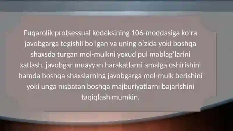 DAVONI TAMINLASH 3