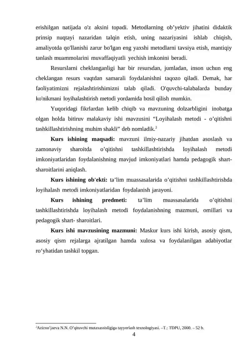 Proyekt metodining pedogogik, psixologik, metodik asoslari 3
